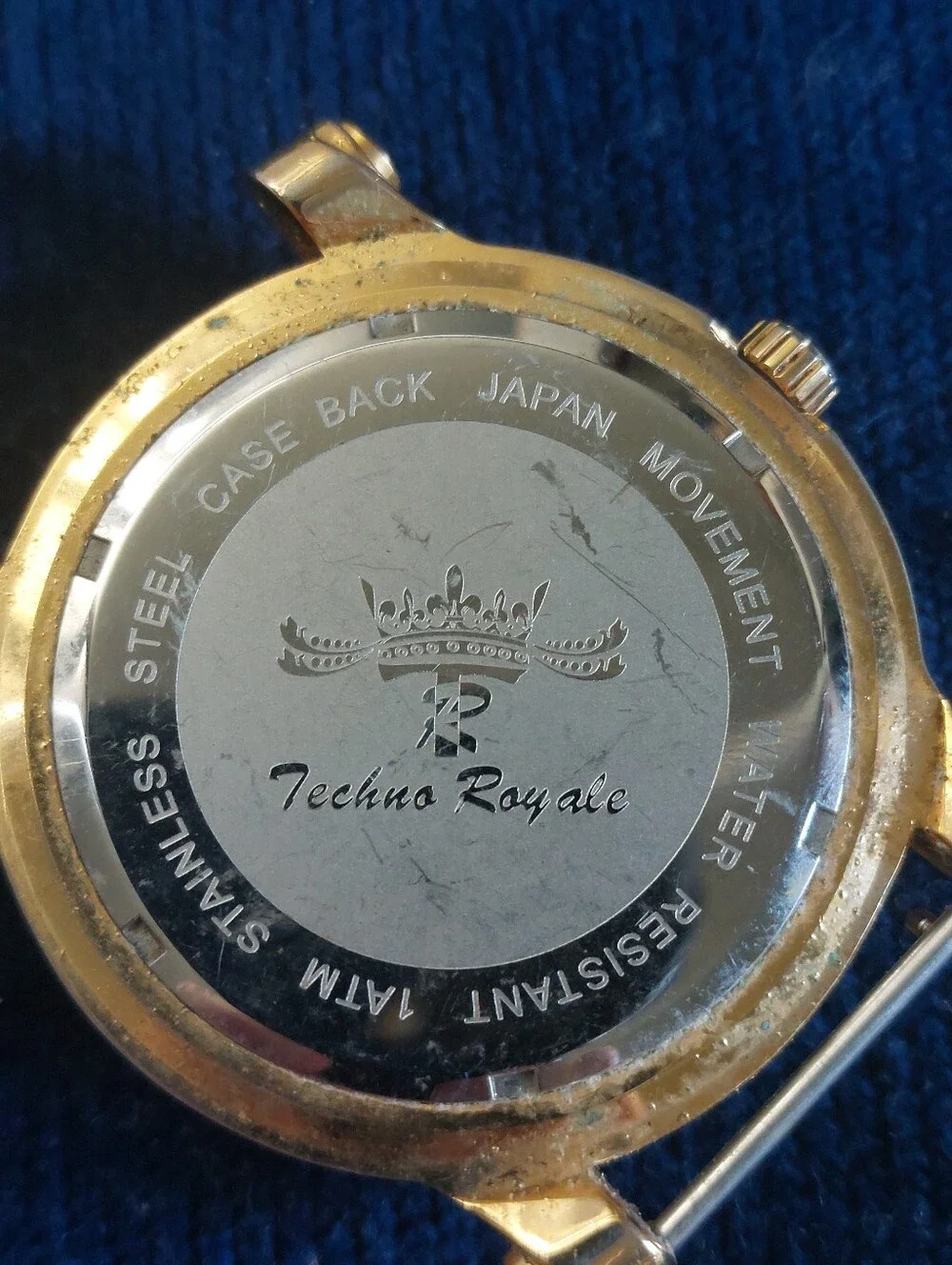 3-Pc Watch Repair & Craft Lot - Vintage Swiss Buler, Fossil & Gold Techno Royale